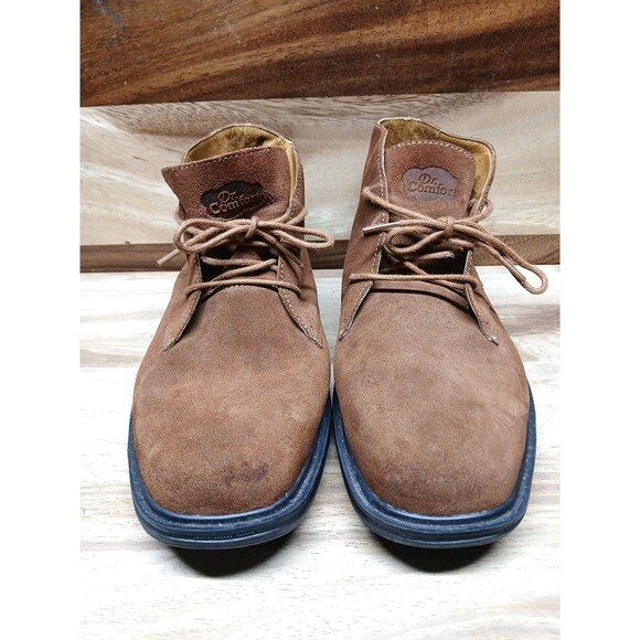 DR. COMFORT Aetrex Brown Suede Boots Diabetic Pressure Relief 9 EXTRA WIDE 7930 - Picture 1 of 10